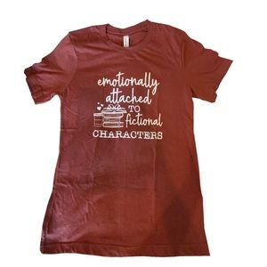 Canvas Bella Canvas Top Burnt Orange Color Short Sleeve Tee Shirt Size Small